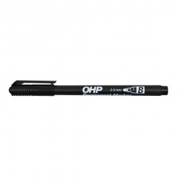 Markeris OHP B, juodas, 2-3mm