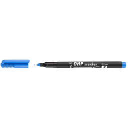 Markeris OHP F, mėlynas, 0.5mm