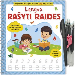 Lengva rašyti raides....