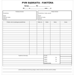 PVM sąskaita-faktūra,...